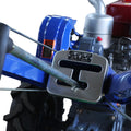 Diesel Walking Tractor Chassis Set with Double-Furrow Share Plough | Heavy-Duty Agricultural Power Tiller