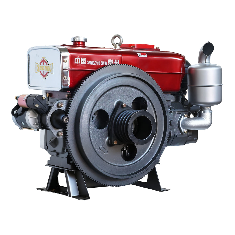 ZS1100M Single-Cylinder Water-Cooled Diesel Engine with Electric Start | High-Torque Agricultural Power Unit