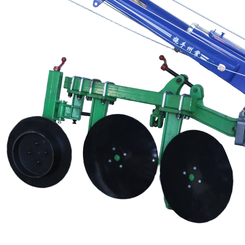 15HP Condensing Diesel Walking Tractor Set with Disc Plough | Heavy-Duty Two-Wheel Agricultural Power Tiller