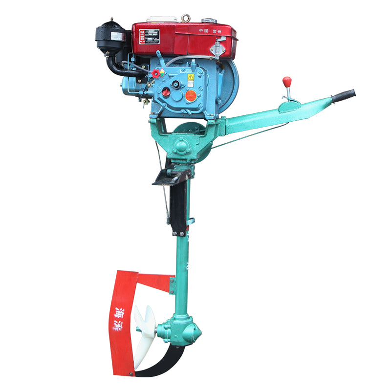 Commercial Single-Cylinder Diesel Long Tail Boat Motor Drive Kit | Wholesale Marine Outboard Propulsion System