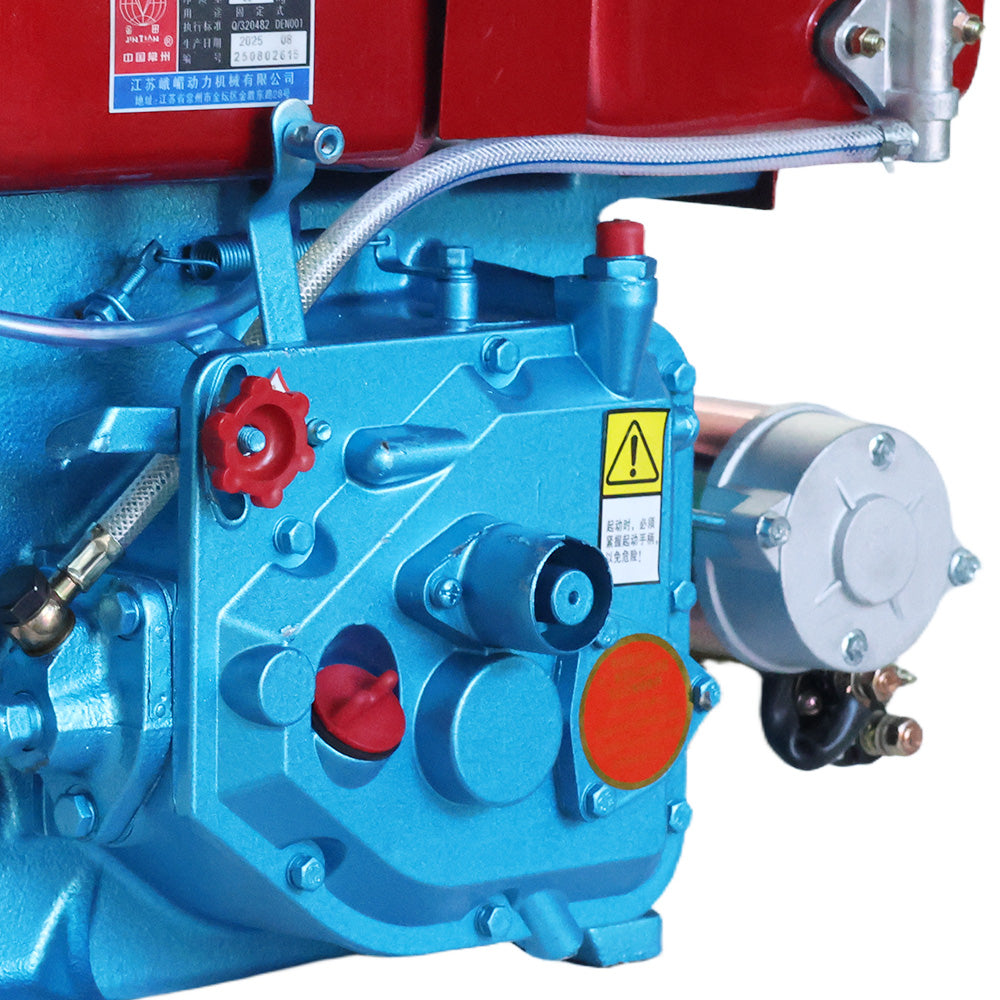 R180M Single-Cylinder Electric Start Diesel Engine | Heavy-Duty Agricultural & Industrial Power Unit